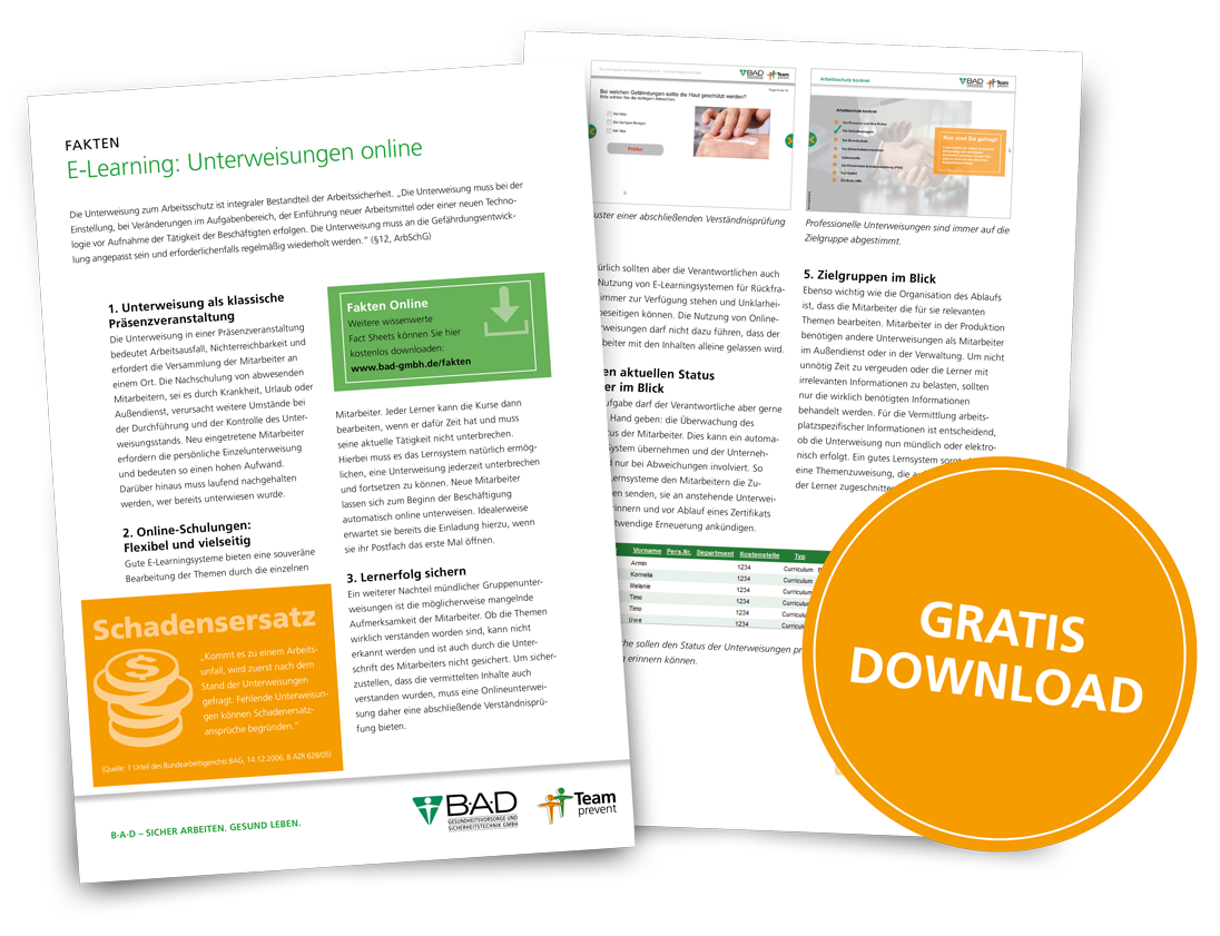 Factsheet | E-Learning